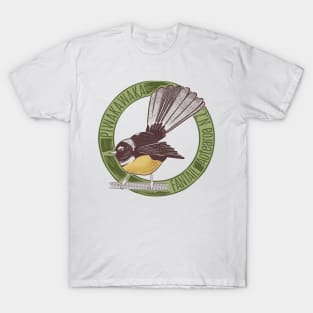 Fantail NZ bird T-Shirt